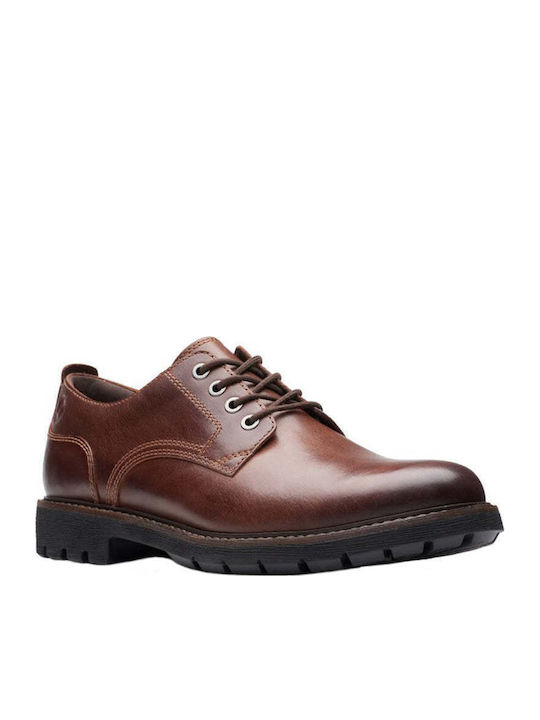 Batcombe Tie Δερμάτινα Ανδρικά Casual Παπούτσια Ταμπά