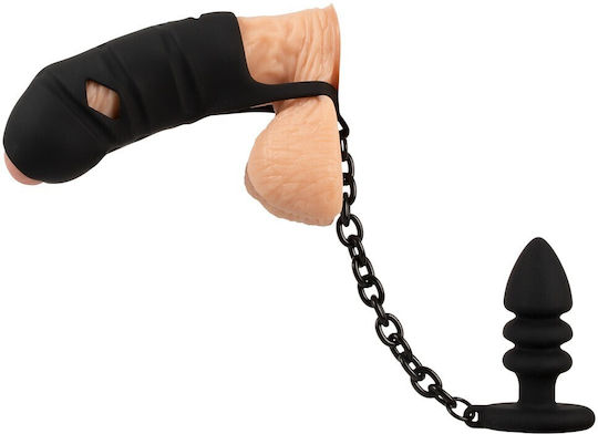 You2Toys με Πρωκτικό Βύσμα Κλουβί Πέους σε Μαύρο Χρώμα