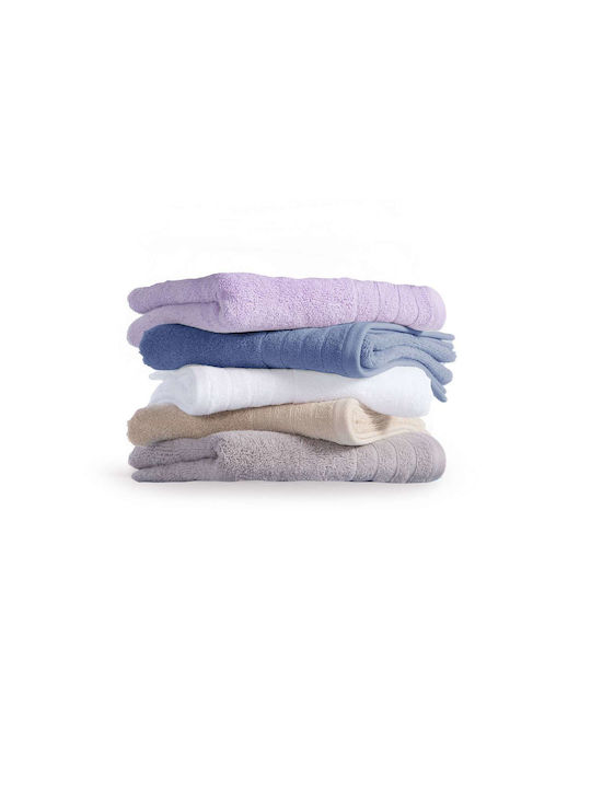 Nef-Nef Homeware Badehandtuch Fresh 80x160εκ. Lavender Gewicht 550gr/m²