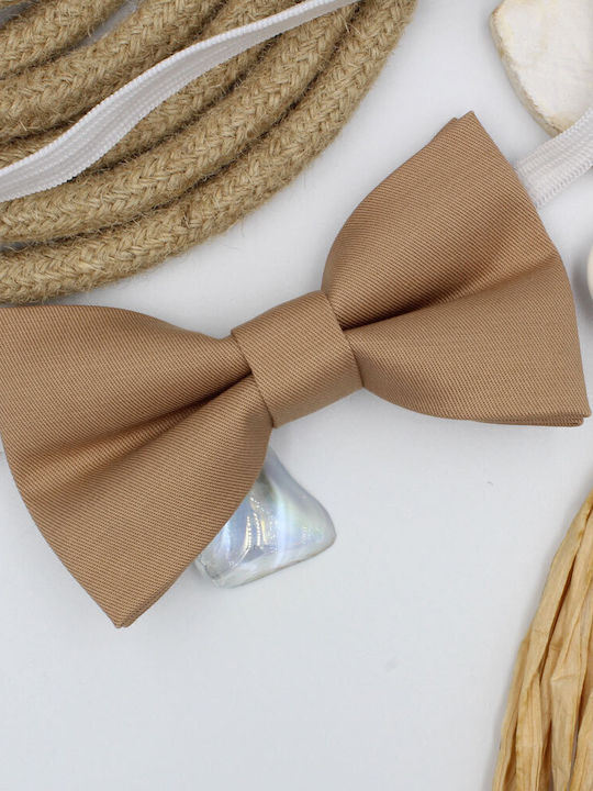 JFashion Kids' Fabric Bow Tie Brown