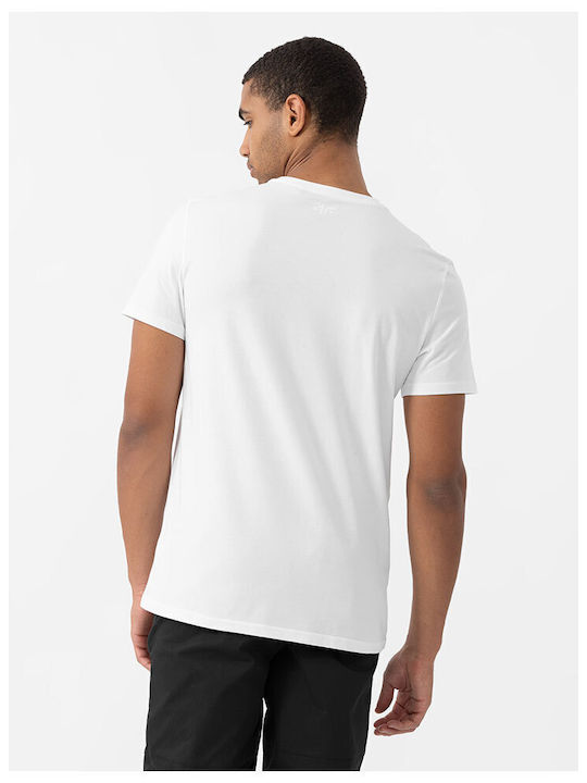 4F Men's Short Sleeve Blouse White