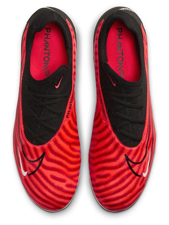 Nike Phantom GX Pro FG Χαμηλά Ποδοσφαιρικά Παπούτσια με Τάπες Κόκκινα