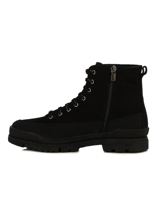 Leather Men's Boots Black