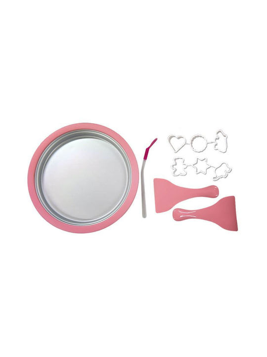 Mikamax Εργαλείο Ζαχαροπλαστικής DIY Ice Cream Rolling Pan από Πλαστικό 30cm