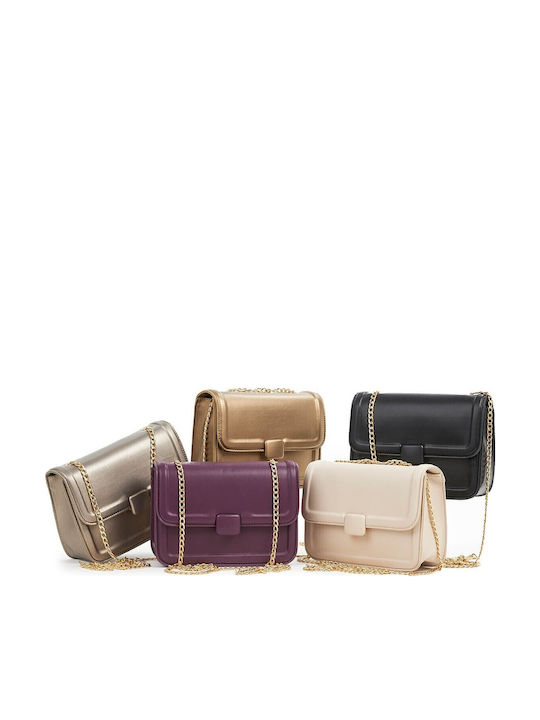 Damentasche Schultertasche Silber