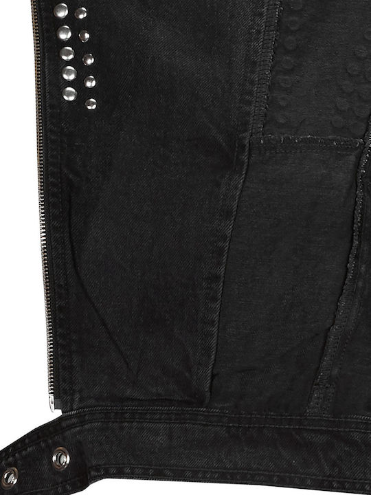 Damen Bikerjacke Schwarz