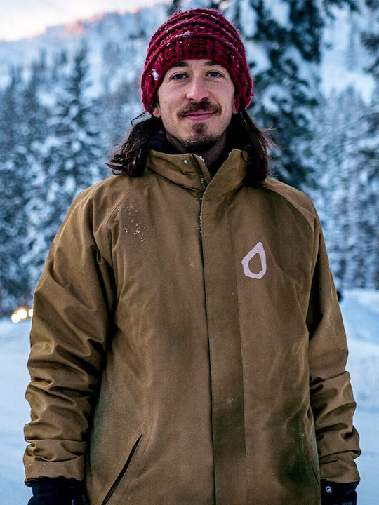 Volcom Ravraah G0652412-WTR Ανδρικό Μπουφάν για Σκι & Snowboard Χακί