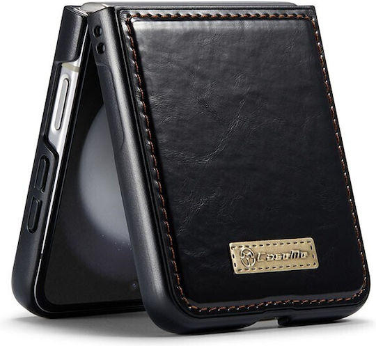 003 Lite Back Cover Δερμάτινο Μαύρο (Galaxy Z Flip5)
