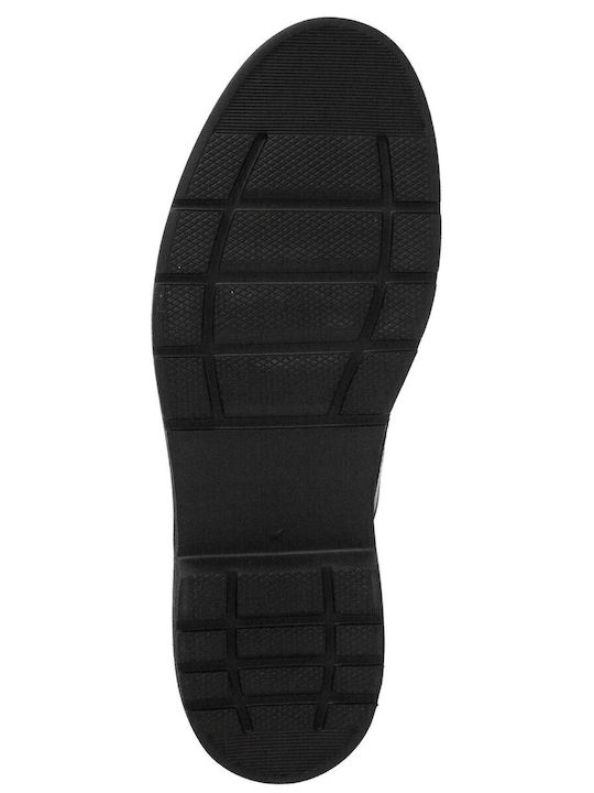 Leder Herren Freizeitschuhe Schwarz