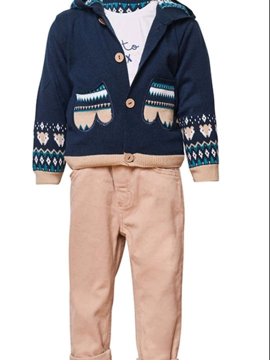 Restart for kids Kids Set with Pants & Jacket Winter 3pcs Blue