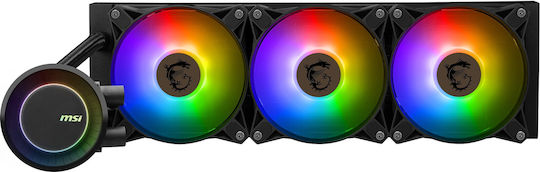 MSI MAG CoreLiquid E360 Охлаждане AIO CPU с 3 Вентилатора 120mm и ARGB Осветление