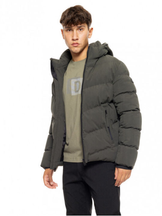 Splendid Men's Winter Bomber Jacket Green