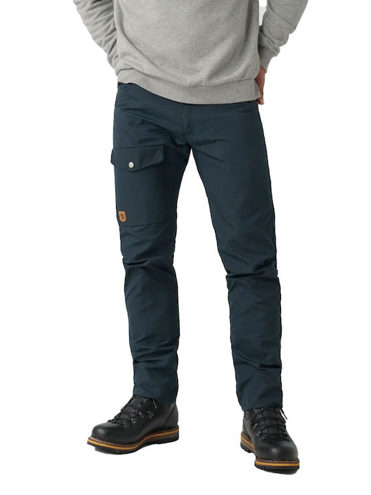 Fjallraven Greenland Lang Hose Wandern Blau