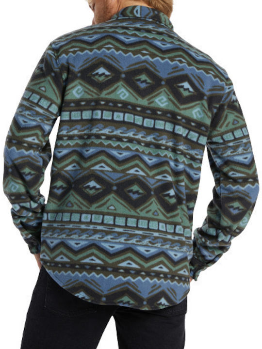 Furnace Long Sleeve Flannel Overshirt in Regular Fit Multicolour ABYFT00101 RAV