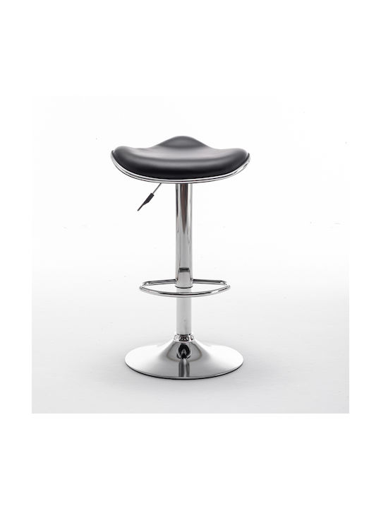 Bar Stool Mod with Adjustable Height Black 44.5x43x65.5cm