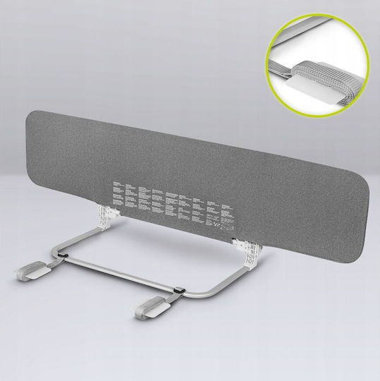 Lionelo Bed Rail Guard Made of Fabric in Grey Colour 105x105x45cm