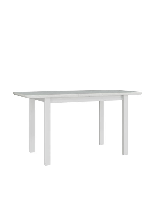 Min Iv Table Kitchen Extendable Wooden Leuko 120x70x76cm