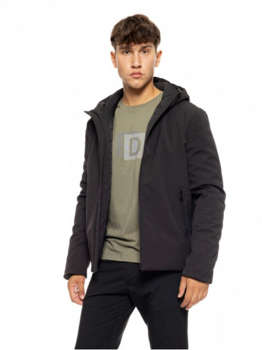 Splendid Herren Winter Jacke Lässig Schwarz