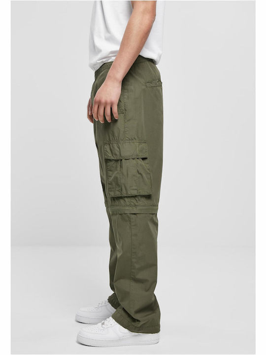 Urban Classics Men's Sweatpants with Rubber Khaki