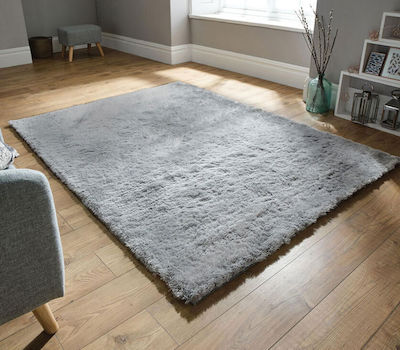 Saray Home Dubai Χαλί Ορθογώνιο Shaggy Γκρι ανοιχτό 240x300cm