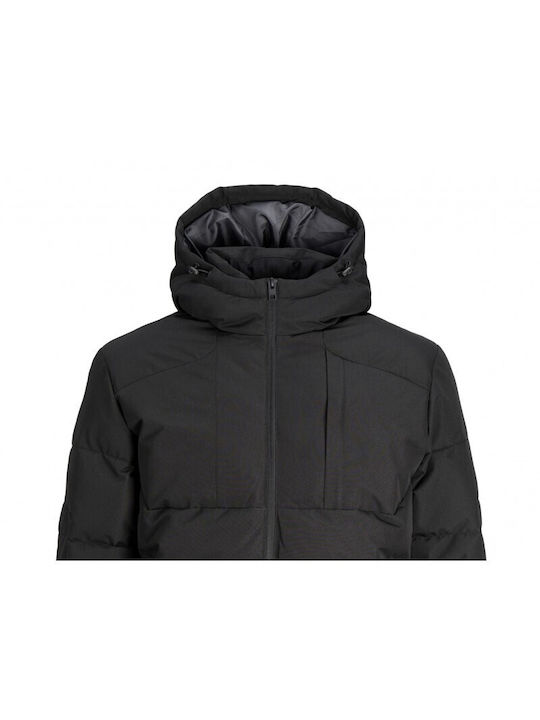 Jack & Jones Herren Winter Jacke Lässig Schwarz