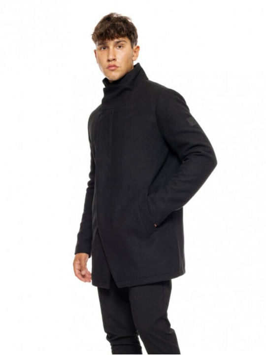 Splendid Herren Winter Jacke Lässig Schwarz