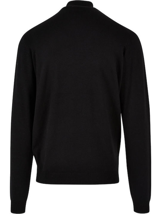 Urban Classics Men's Long Sleeve Sweater Turtleneck Black