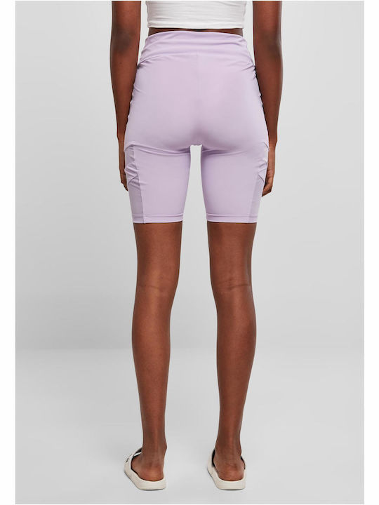 Instruire Colanti de femei Colanti-scurti Talie inalta Violet