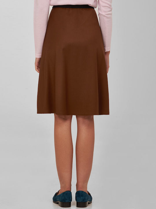 Laura Donini Skirt in Brown color