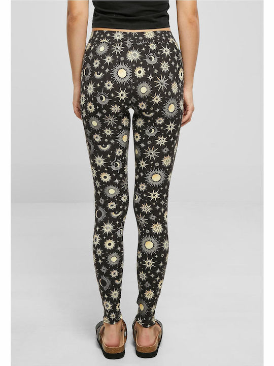 Frauen Lang Leggings Schwarz