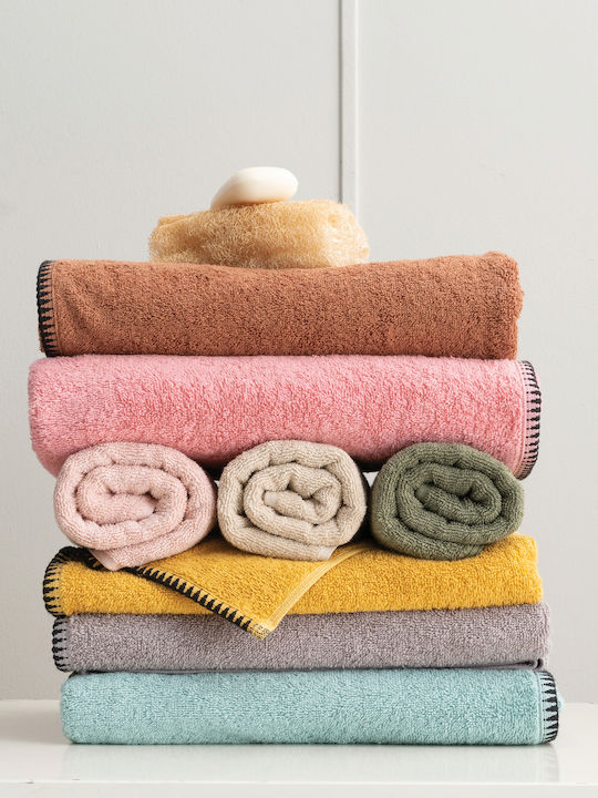 Palamaiki Bath Towel Brooklyn 70x140cm. Pink Weight 500gr/m²