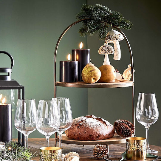 Butlers Dekorative Lampe Wachs-Politur Schwarz 3Stück