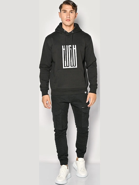 Sweatshirt with Hood Black