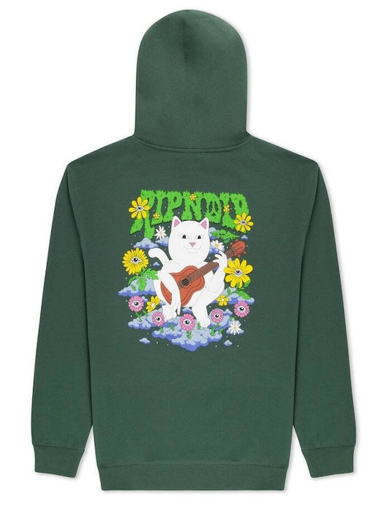 Rip N Dip Men's Sweatshirt with Hood Green