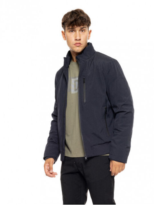 Splendid Herren Winter Jacke Bomber Marineblau