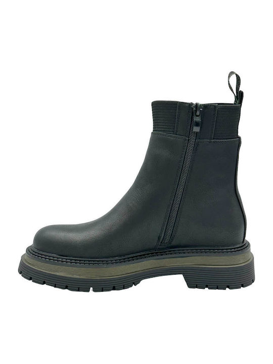 Leather Women's Chelsea Boots Black