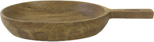 Nakaro Wood Serving Bowl Round Wooden Brown 23cm