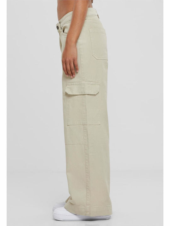 Dama Tesatura Pantaloni Cargo Albastru