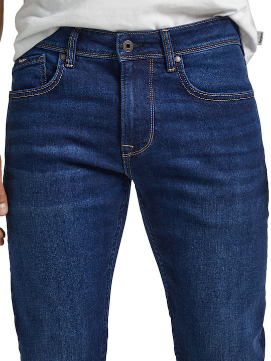 Finsbury Herren Jeanshose mit Skinny Anwendung Blau