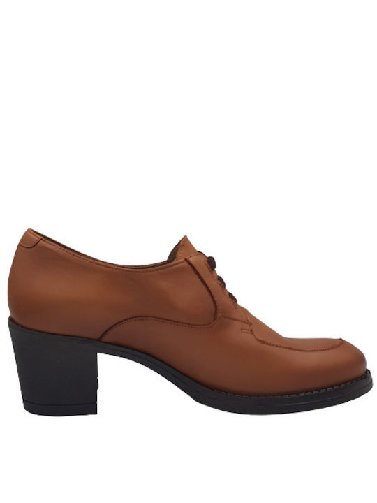 Yokono Anatomic Leather Tabac Brown Heels