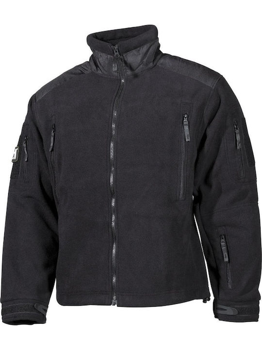 MFH Αδιάβροχη Κυνηγετική Ζακέτα Fleece Μαύρο