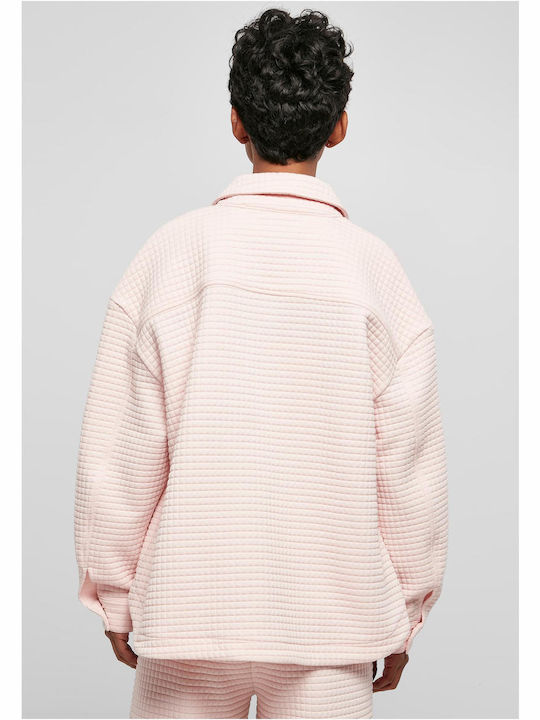 Дамско Розов Overshirt