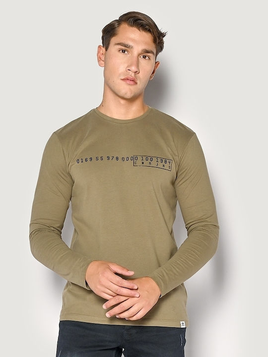 Camaro Men's Long Sleeve Blouse Khaki