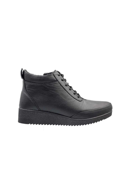 Pace Comfort Damen Knöchelstiefel Schwarz