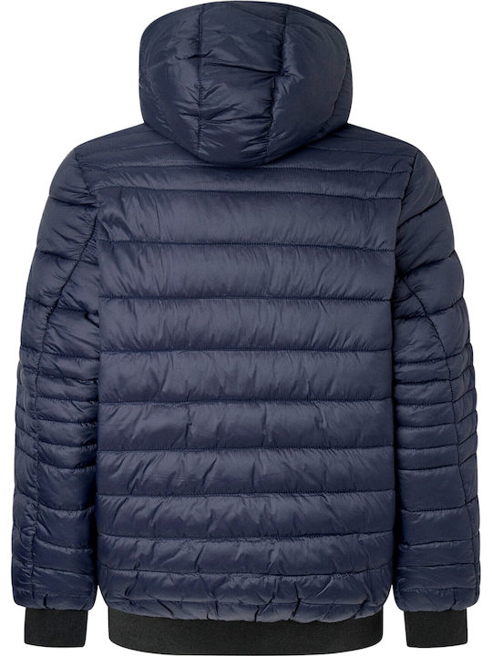 E1 Drop 2b Billy Winter Jacket Puffer Dark blue.