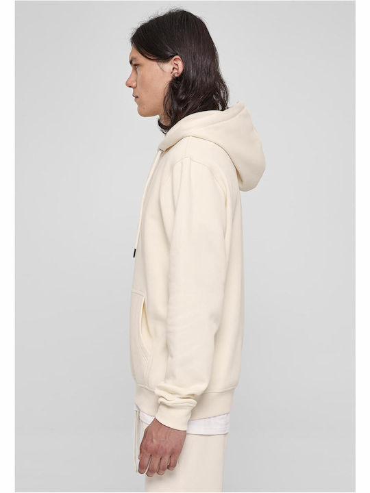 Urban Classics Men's Sweatshirt with Hood White Sand