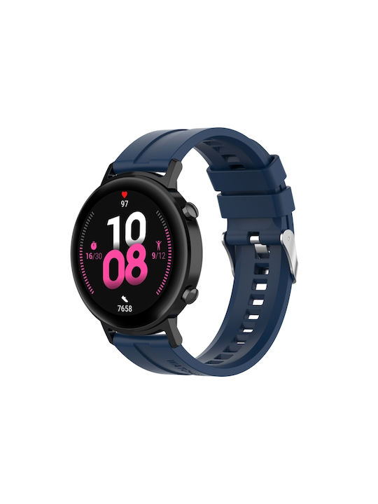 Watch Gt 2 42mm Strap Silicone Gray (Galaxy Watch 3 41mmVivomove HRHuawei Watch GT2 / GT3 (42mm) / GT3 Pro (43mm)Realme Watch 2)