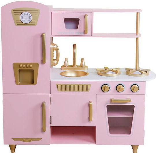 Joyland Kids Kitchen Retro made of Wood for 3+ Years Old 89 cm.