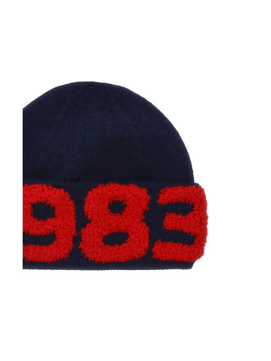 Original Marines Kids Beanie Knitted Navy Blue