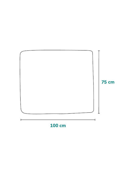 Lionelo Κουβέρτα Αγκαλιάς & Λίκνου Μπαμπού Ροζ Pink 75x100εκ.